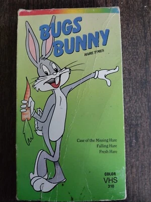 Bugs Bunny Hare Times VHS Tape 1988 Re-release Cartoon 30 minutes In Color - Image 1 of 3