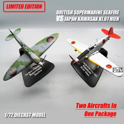 BRITISH SUPERMARINE SEAFIRE VS. JAPAN KAWASAK KI.61 HIEN 1/72  model Aircraft - Image 1 of 4