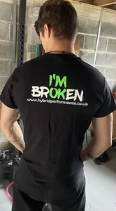 Hybrid ‘I’m Broken’ T-Shirts - Picture 1 of 2