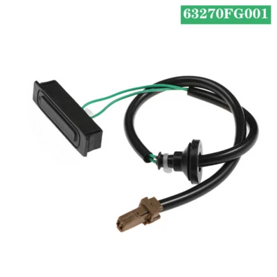 Black Rear Lift Gate Trunk Switch 63270FG001 For 2008-2014 WRX Wagon STI Subaru - Image 1 of 4