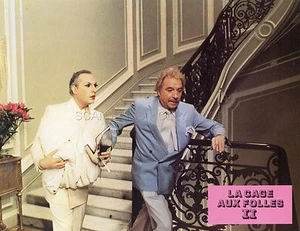 UGO TOGNAZZI MICHEL SERRAULT LA CAGE AUX FOLLES II 1980 VINTAGE LOBBY CARD #2 - Picture 1 of 1