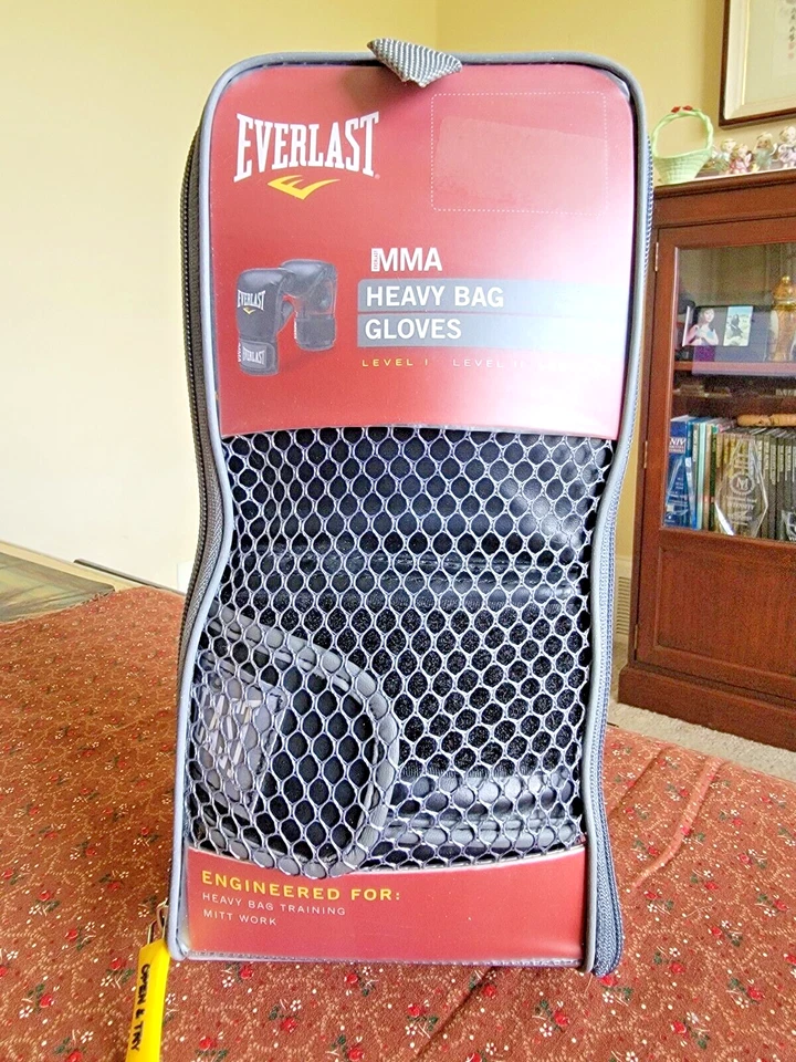 Everlast MMA Heavy Bag Gloves Level I II III Model 7502LXL Size: L/XL - Image 1 of 4