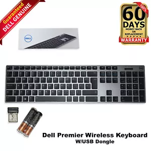 Dell WK717 Premier Wireless Bluetooth Keyboard with USB Receiver *FRENCH LAYOUT* - Picture 1 of 9