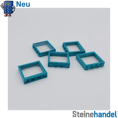 LEGO® 1x4x3 Fensterrahmen mit Kippfenster 5 Stück ( 60594 60603 ) - Bild 1 von 2