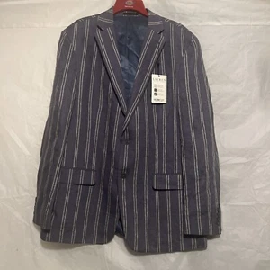 Lauren Ralph Lauren Herren Ultra Flex Lassiter Blazer Jacke gestreift Größe 44 L - Bild 1 von 10