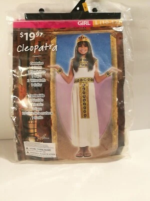 Cleopatra Reina Egipcia Halloween Diosa del Nilo Vestido Niñas Disfraz Talla L 10-12 Foto 1 de 4