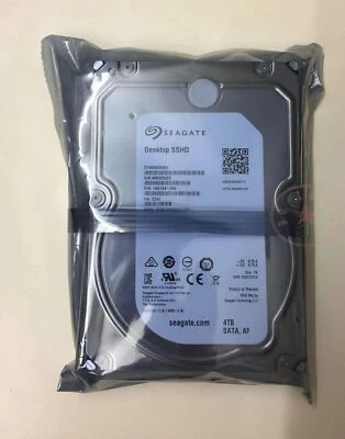 New Seagate ST4000DX001 4TB MLC/8GB 64GB SATA III 3.5" HDD SSD Hybrid Hard Drive - Image 1 of 4