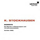 Karlheinz Stockhausen K. Stockhausen: Momente (CD) Album