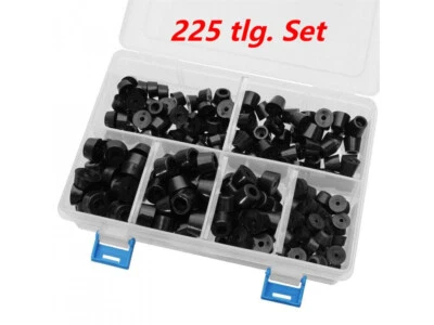 225x Gummifüße Sortiment Gummifuß Gerätefüße Set Gummi Füße Fuß - Bild 1 von 4