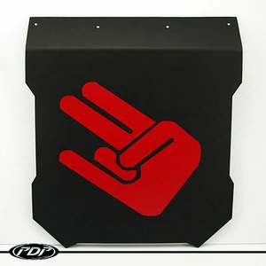 Polaris PRO RMK / Assault 2011+ Snow Flap, 800 SNOWMOBILE SNOWFLAP SHOCKER RED - Picture 1 of 4