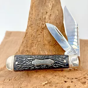 VINTAGE COLONIAL PROV. R.I. USA 2-Blade SWELL END JACK KNIFE (93) - Picture 1 of 6
