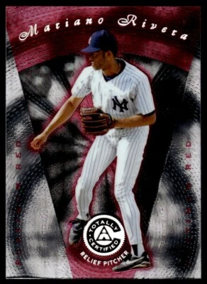 Pinnacle 1997 totalmente certificado rojo platino Mariano Rivera/3999 Nueva York Foto 1 de 2
