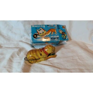 Vintage Chinese Tin Wind Up Cat Toy - Picture 1 of 3