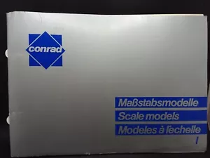 2 1985 y 87 Catálogo de modelos a escala Conrad Alemania Occidental #1 y 2 #1 tiene lista de precios - Imagen 1 de 6