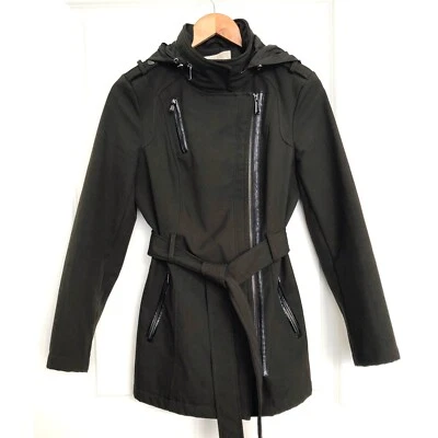 Michael Kors Green Rain Coat with Hood Small -read description - Image 1 of 4