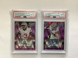 2016 Prizm Draft Purple Refractor Autos PSA- Joey Bosa/Michael Thomas Rookies - Picture 1 of 4