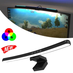 Monitor Lampa LED Listwa świetlna Lampa stołowa USB Ściemnialna do komputera stacjonarnego PC - Zdjęcie 1 z 17