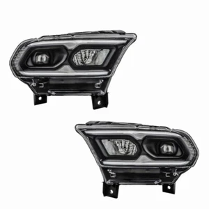 Black LED Headlight Headlamps Assy For 2021-2023 Dodge Durango Right&Left Side - Picture 1 of 15