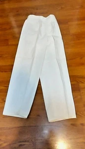 Talbots Ladies White Petite Collection Pants Pockets, Zip & Button Close Size2P - Picture 1 of 9