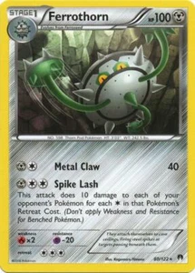 2x (XY09-080) Ferrothorn Rare Pokemon XY BreakPoint Card # 80 - Picture 1 of 1