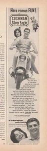 1963 Cushman Motors Vintage Print Ad 60s American Motor Scooter Lincoln Nebraska - Picture 1 of 2