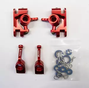 Fits Traxxas 4x4 Ultimate Slash Aluminum Steering Block Hub Knuckle Axle Carrier - Picture 1 of 5