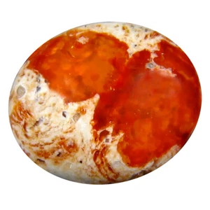 Piedra Preciosa Ópalo de Fuego Ópalo Ovalado Cabujón (17 x 14 mm) Sin Calentar México Matriz - Imagen 1 de 1