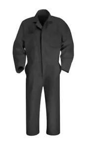 Red Kap Coverall Twill Action Brown Work Uniform Polyblend 36 RG 29" Inseam - Picture 1 of 19