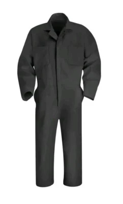 Red Kap Coverall Twill Action Brown Work Uniform Polyblend 36 RG 29" Inseam  - Image 1 of 4