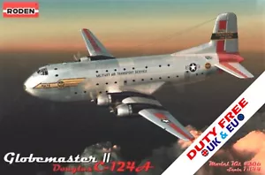 DOUGLAS C-124 A GLOBEMASTER II (MARCHI USAF) #306 1/144 RODEN - Foto 1 di 2