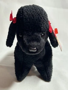 Ty Beanies Babies Collection GIGI Poodle Black Dog Dob 4/7/98 Tush Tag 1998 - Picture 1 of 7