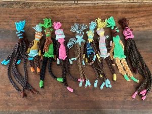 9 Folk/Outsider Handarbeit Puppen von Rentnerin Libby Rambo guter Zustand - Bild 1 von 10