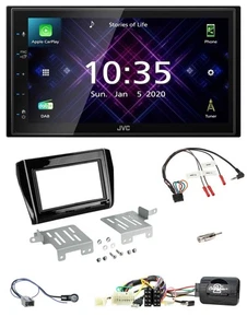 JVC DAB 2DIN Lenkrad Bluetooth USB Autoradio für Suzuki Swift ab 18 Klavierlack - Bild 1 von 12