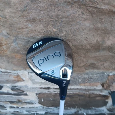 RH Ladies PING GLe3 7 Wood 24° Fujikura ULT 250 Graphite Shaft with Headcover - Image 1 of 4