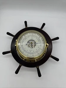 Termometro barometro compensato Schatz tedesco Royal Mariner vintage - Foto 1 di 11