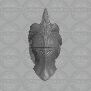 Heroic Knight v4 plume custom head for 1:18 1:12 1:10 & 1:6 fantasy figures - Picture 1 of 2