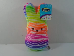 2018 JUST BORN INC -- 9 ZOLL REGENBOGENFARBENE PEEPS STOFFTIER PLÜSCHTIER (ANSEHEN) - Bild 1 von 7