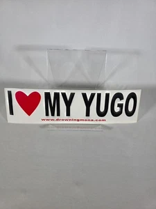 Ertrinkende Mona I Love My YUGO Film Promo Autoaufkleber Curtis Devito Midler - Bild 1 von 2