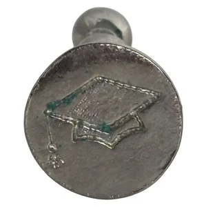 Wax Seal Stamp Graduation Cap Invitations Silver-Tone Letter Writing Graduate - Picture 1 of 6