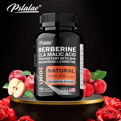 Berberina CLA ácido málico - acetil-L-carnitina, pérdida de peso, adelgazamiento, quemador de grasa Foto 1 de 4