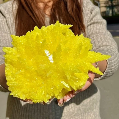 2.51LB Beautiful Minerals LARGE NATIVE SULPHUR OnMATRIX Sicily - Image 1 of 4
