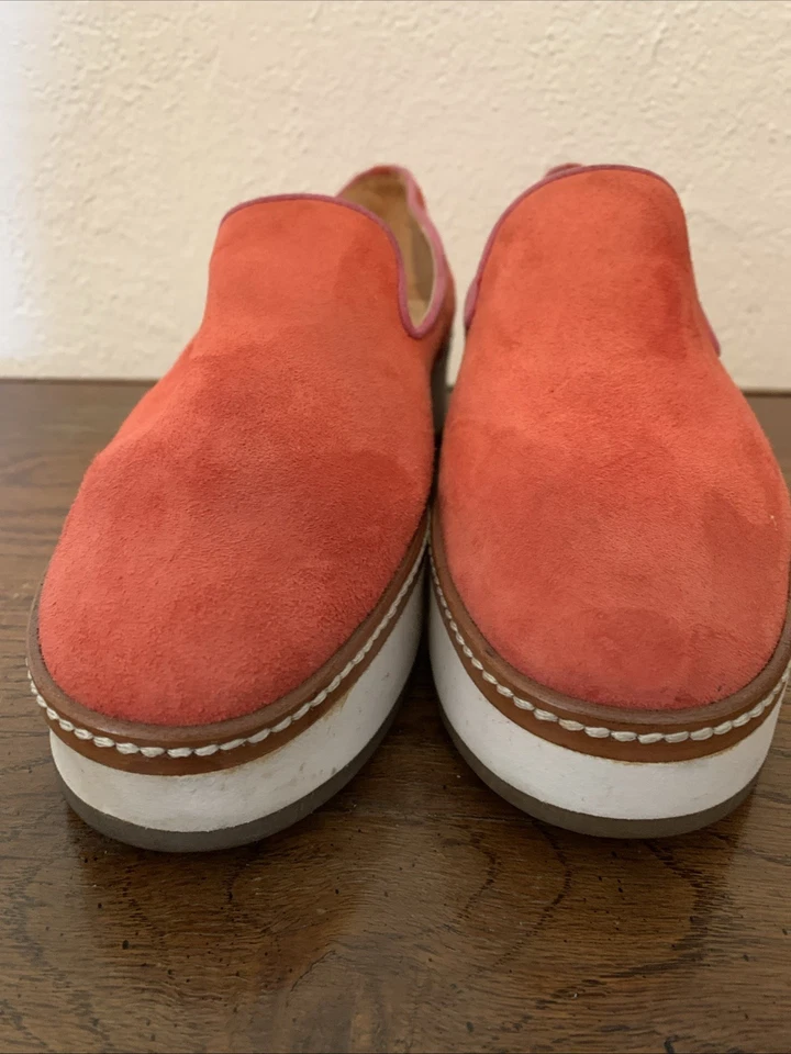 Softwalk Westport S2011-840 Mujer Naranja Gamuza Mocasín Zapatos Planos EE. UU. 7 (38) Foto 1 de 4