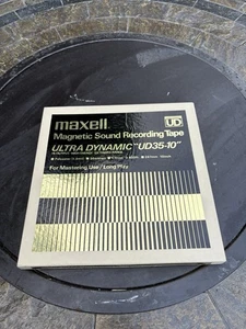 Maxell Magnetic Sound Recording Tape UD35-10 10x 1/4 w/“Airplane” Recorded - Bild 1 von 4