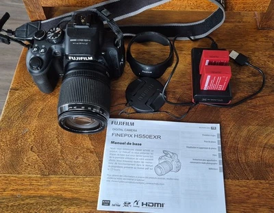 Fujifilm FinePix Series HS50EXR 16.0MP Digital + Charger & 3 Batteries. - Image 1 of 4