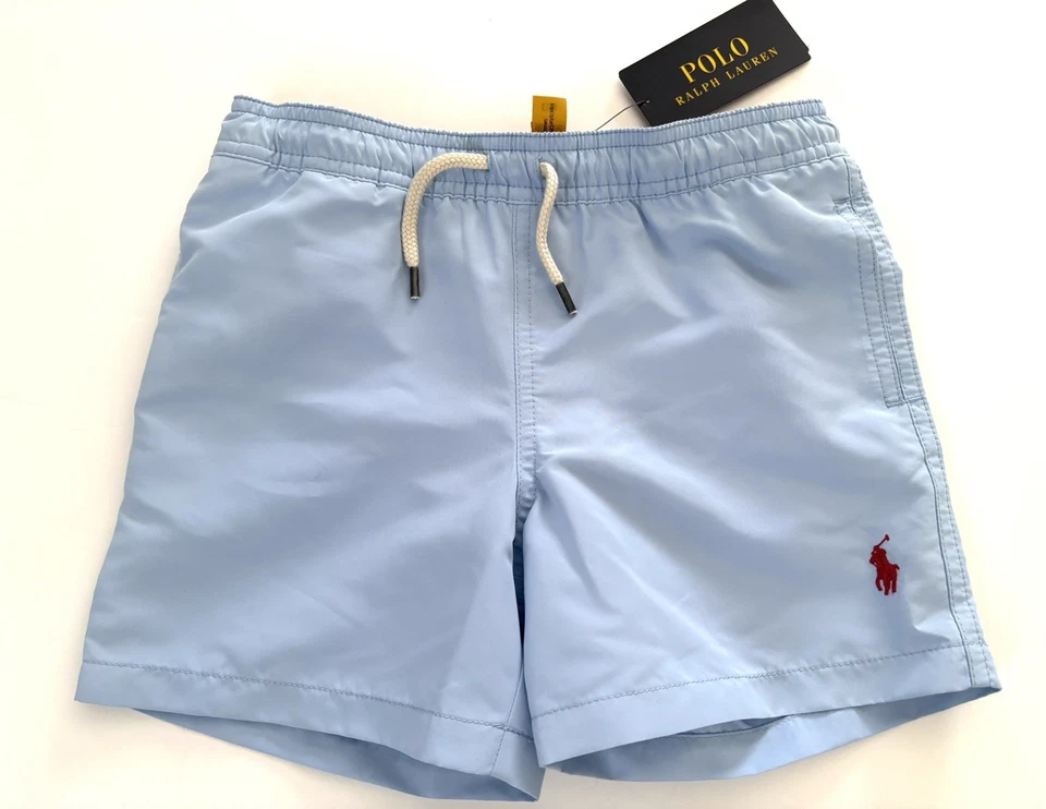 Bermuda de natação masculina azul Ralph Lauren polo nova com etiquetas. Tamanho L (14-16). Eu 158/164 - Imagem 1 de 1