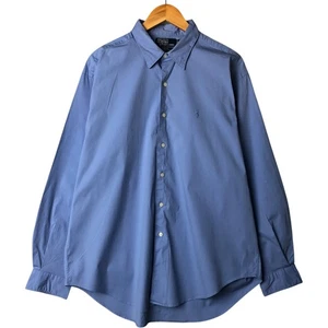 Used Ralph Lauren MARLOWE long-sleeved cotton shirt men's size XL - Picture 1 of 8