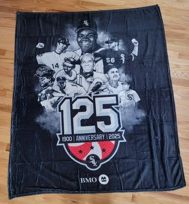 NUEVA Manta de Felpa Chicago White Sox 125 Aniversario SGA desde 27/03/25 Foto 1 de 2