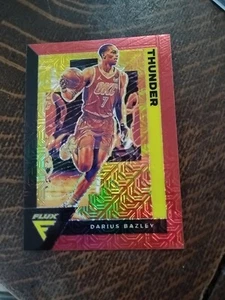 2020-21 Panini Flux Red Mojo Prizm #124 Darius Bazley #ed 3/49 - Picture 1 of 3