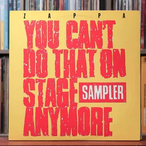 Frank Zappa - You Can't Do That On Stage Anymore (Sampler) - 2LP W/ INSERT 1988 - Picture 1 of 4