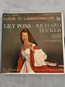 2 LP BOX COLUMBIA Donizetti LUCIA DI LAMMERMOOR Cleva PONS TUCKER SL-127 - Picture 1 of 2